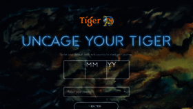What Tigerbeer.com website looked like in 2016 (8 years ago)