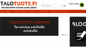 What Talotuote.fi website looked like in 2016 (8 years ago)