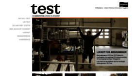 What Test-din-baeredygtige-loesning.dk website looked like in 2016 (8 years ago)