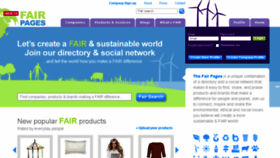 What Thefairpages.com website looked like in 2016 (8 years ago)