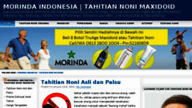 What Tahitiannoniindo.com website looked like in 2016 (8 years ago)