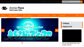 What Theanimeplace.net website looked like in 2016 (8 years ago)