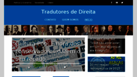 What Tradutoresdedireita.org website looked like in 2016 (8 years ago)