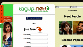 What Tagup.net website looked like in 2016 (8 years ago)