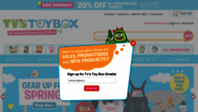 What Tystoybox.com website looked like in 2016 (8 years ago)