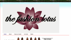 What Thefashionlotus.com website looked like in 2016 (8 years ago)