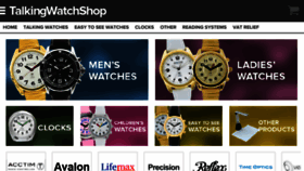 What Talkingwatchshop.co.uk website looked like in 2016 (8 years ago)
