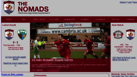 What The-nomads.co.uk website looked like in 2016 (8 years ago)