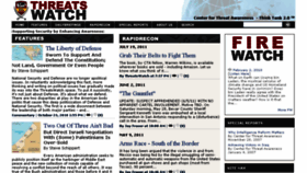 What Threatswatch.org website looked like in 2016 (8 years ago)