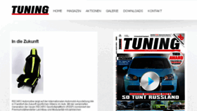 What Tuningmagazin.de website looked like in 2016 (8 years ago)