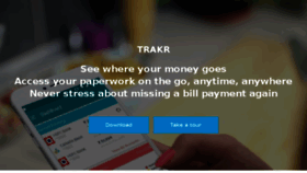What Trakr.co.in website looked like in 2016 (8 years ago)