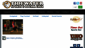 What Tidewatersocial.com website looked like in 2016 (8 years ago)