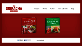 What Thesrirachacookbook.com website looked like in 2016 (8 years ago)