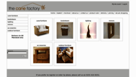 What Thecanefactoryshop.co.uk website looked like in 2016 (8 years ago)