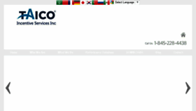 What Taico.com website looked like in 2016 (8 years ago)