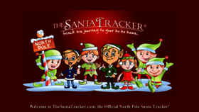 What Thesantatracker.com website looked like in 2016 (8 years ago)