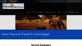 What Travel2cairo.com website looked like in 2016 (8 years ago)