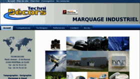What Techni-decors.fr website looked like in 2016 (8 years ago)