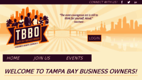 What Tampabaybusinessowners.org website looked like in 2016 (8 years ago)