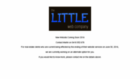 What Thelittlewebcompany.com.au website looked like in 2016 (8 years ago)