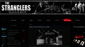 What Thestranglers.net website looked like in 2016 (8 years ago)