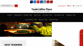 What Teacoffeeplace.com website looked like in 2016 (8 years ago)