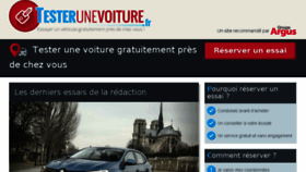 What Testerunevoiture.fr website looked like in 2016 (8 years ago)