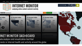 What Thenetmonitor.org website looked like in 2016 (8 years ago)