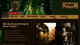 What Treedoctor911.com website looked like in 2016 (8 years ago)