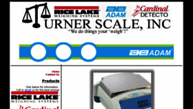 What Turnerscaleinc.com website looked like in 2016 (8 years ago)