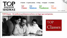 What Topexecutiveidiomas.com.br website looked like in 2016 (8 years ago)
