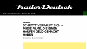 What Trailerdeutsch.de website looked like in 2016 (8 years ago)