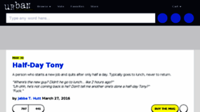 What Theurbandictionary.com website looked like in 2016 (8 years ago)