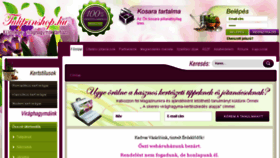 What Tulipanshop.hu website looked like in 2016 (8 years ago)