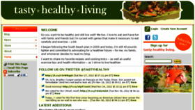 What Tastyhealthyliving.com website looked like in 2016 (8 years ago)