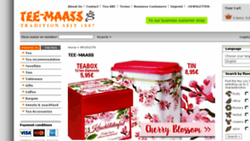 What Tee-maass.de website looked like in 2016 (8 years ago)