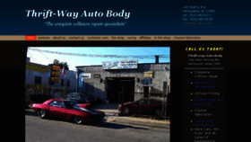 What Thriftwayautobody.com website looked like in 2016 (8 years ago)
