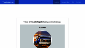 What Tagatislaen.ee website looked like in 2016 (8 years ago)