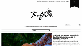 What Trefle.ro website looked like in 2016 (8 years ago)
