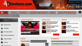 What Txindians.com website looked like in 2016 (8 years ago)