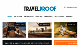 What Travelproof.nl website looked like in 2016 (8 years ago)