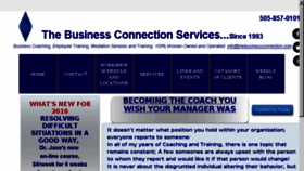 What Thebusinessconnection.com website looked like in 2016 (8 years ago)