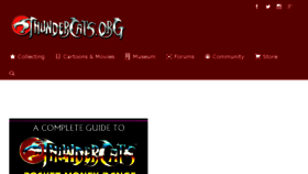 What Thundercats.org website looked like in 2016 (8 years ago)