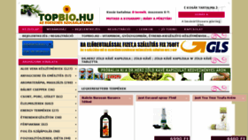 What Topbio.hu website looked like in 2016 (8 years ago)