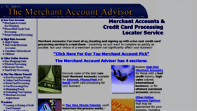 What The-merchant-account-advisor.com website looked like in 2016 (8 years ago)