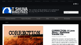 What Teshuvaministries.net website looked like in 2016 (8 years ago)