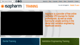 What Training.isopharm.co.uk website looked like in 2016 (8 years ago)