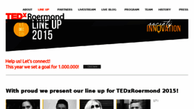 What Tedxroermond.nl website looked like in 2016 (8 years ago)