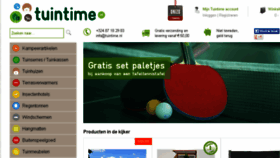 What Tuintime.com website looked like in 2016 (8 years ago)