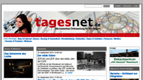 What Tagesnet.de website looked like in 2016 (8 years ago)